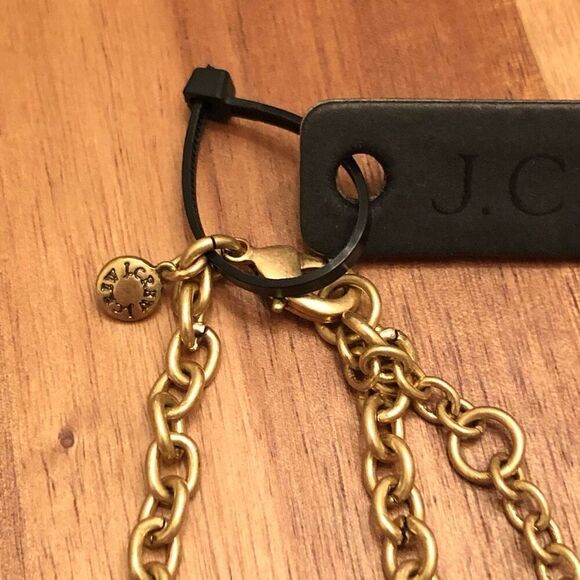 J.Crew | Cream Pendant Statement Necklace | 18” Adjustable - Picture 3 of 3